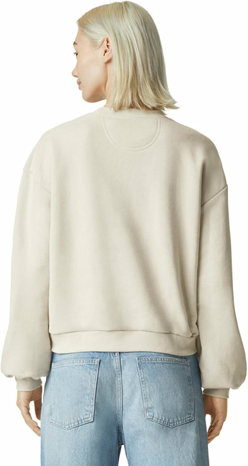 American Apparel Women's ReFlex GRF494AA Fleece Crewneck Sweatshirt Bone