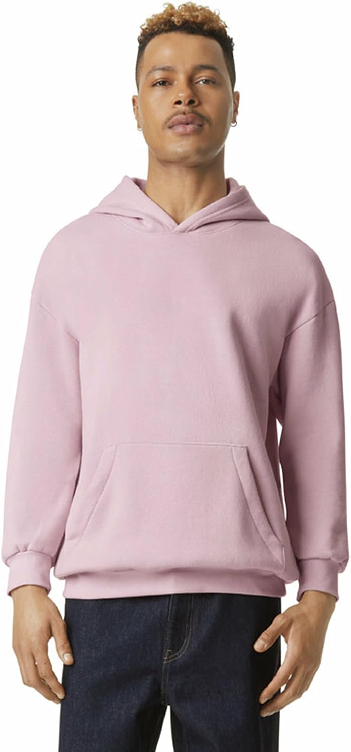American Apparel Unisex Adult Reflex Fleece Pullover Hoodie Sweatshirt, Grf498aa Blush