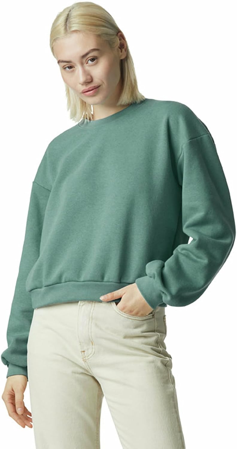 American Apparel Women's ReFlex GRF494AA Fleece Crewneck Sweatshirt Arctic