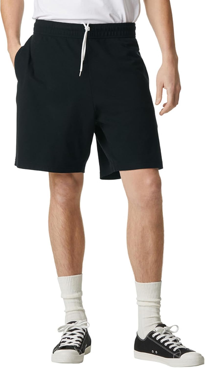 American Apparel Unisex Adult Pique Gym Short with Pockets, Style G2pq Black