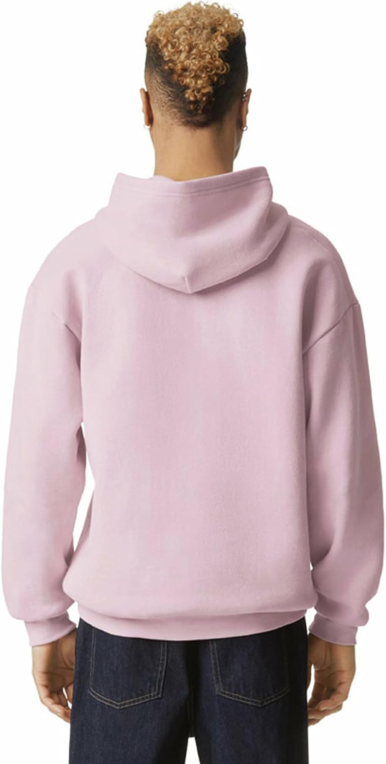 American Apparel Unisex Adult Reflex Fleece Pullover Hoodie Sweatshirt, Grf498aa Blush