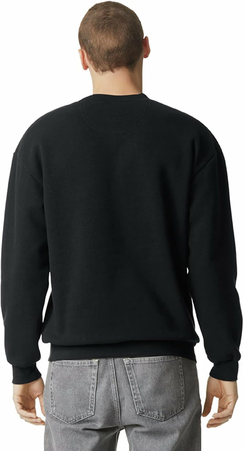 American Apparel Unisex Adult Reflex Fleece Crewneck Sweatshirt, Grf496aa Black