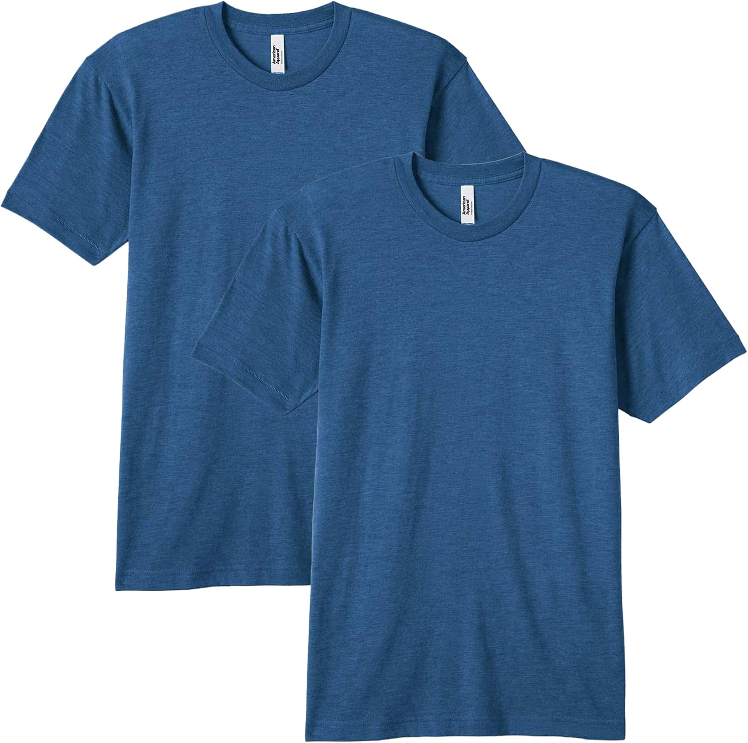 American Apparel Men's Tri-Blend Track T-Shirt 2-Pack Tri-dusk (2-pack)