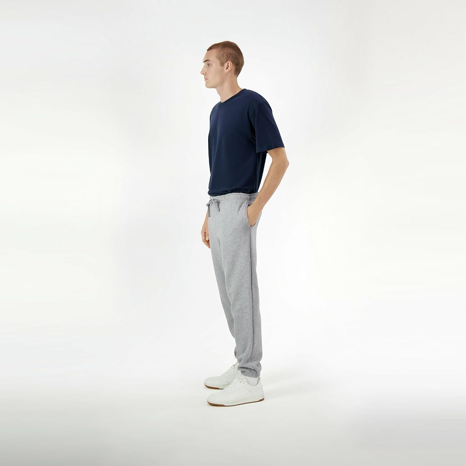American Apparel Unisex Adult Reflex Fleece Sweatpants, Grf491aa Heather Grey