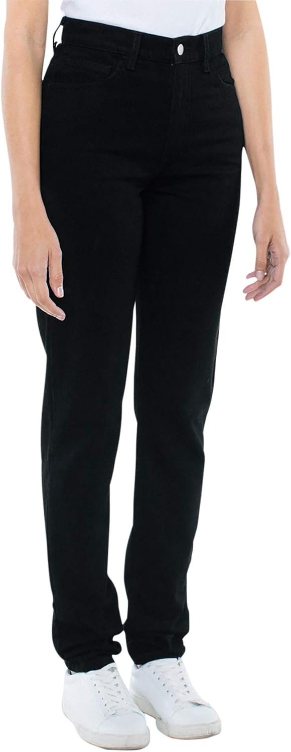 American Apparel Women's High-Waist Jean Black