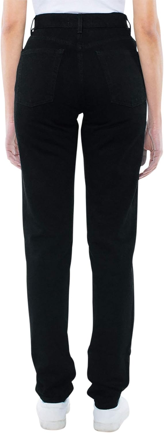 American Apparel Women's High-Waist Jean Black